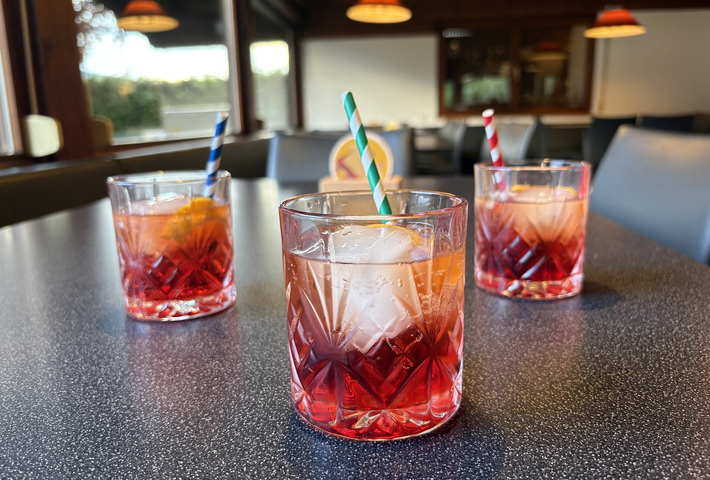 Drinks im Clubheim
