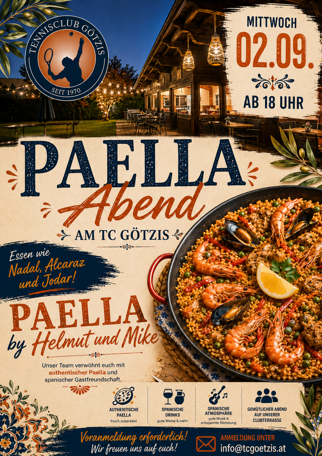 Flyer: Paella Abend (vergrößert)