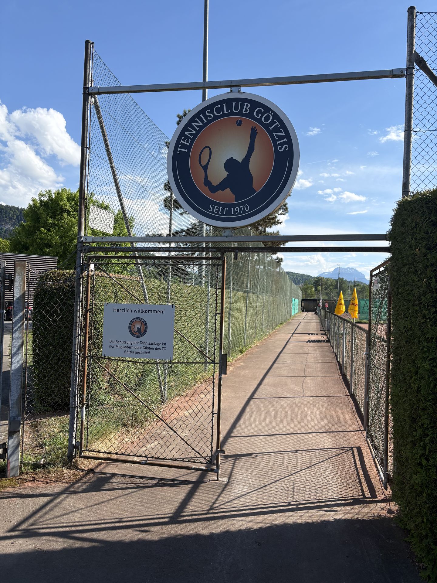 Eingang Tennisclub Götzis